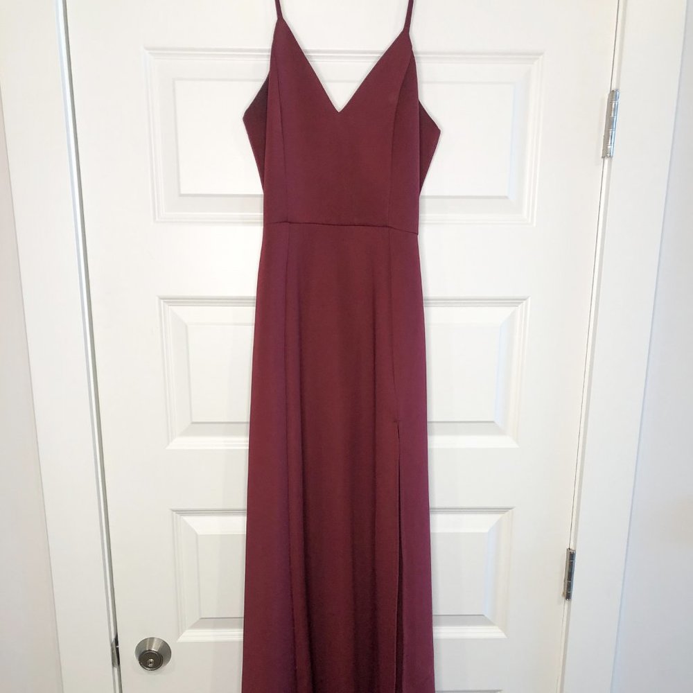 Wine Colored Formal Dress
